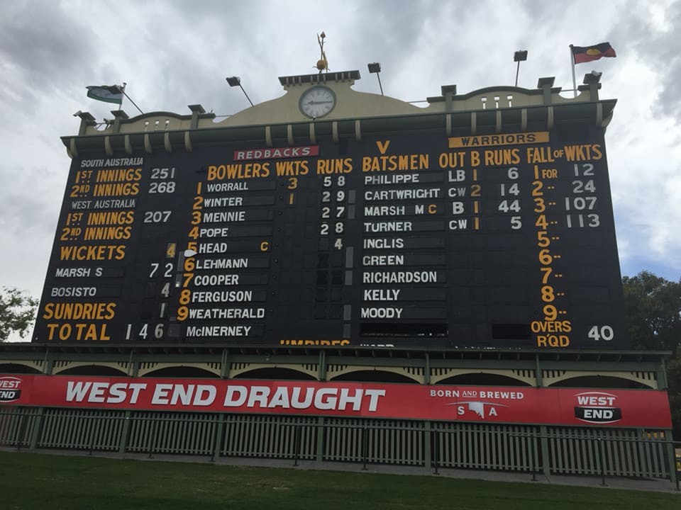 Adelaide Oval Scoreboard